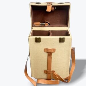 Rare‎ Vintage Picnic Time Double Wine Case Casablanca Mint Condition Collectible